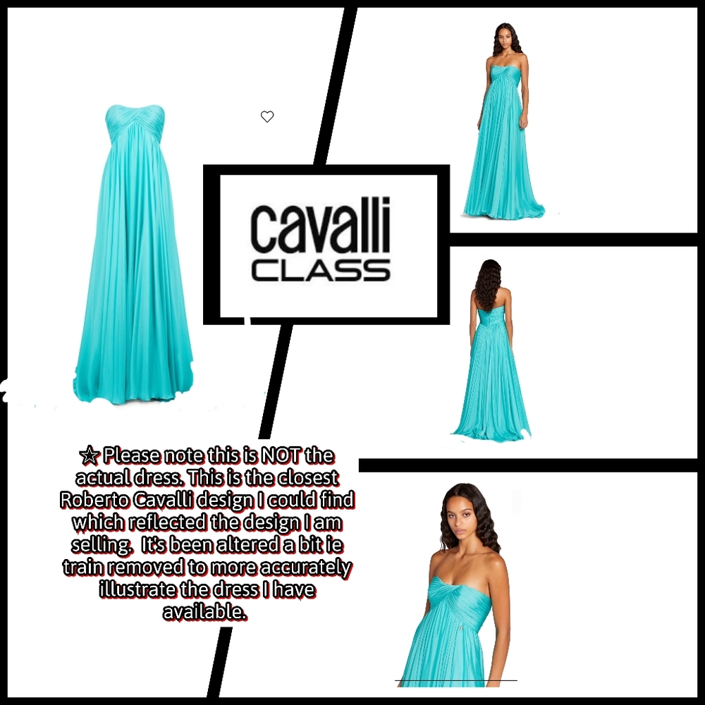 Absolutely STUNNING ๐ NWT Authentic Roberto Cavalli Strapless Dress (Col 437) - Picture 3 of 12